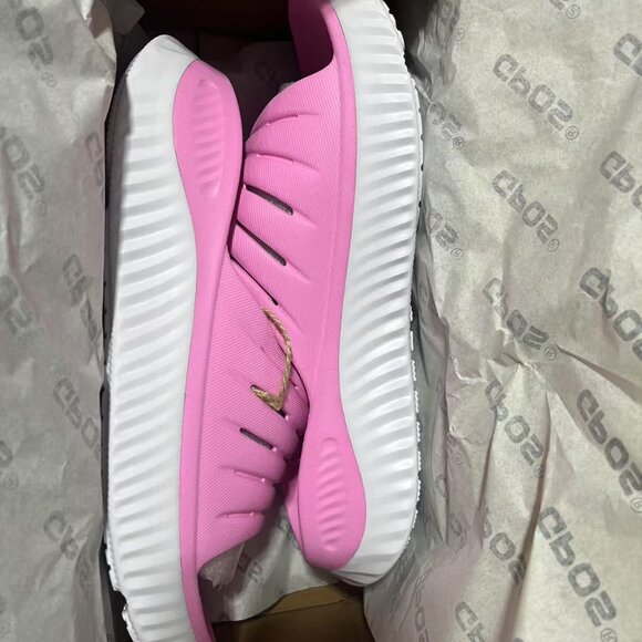 NEW GPOS Recovery Slide Orthotic Plantar Fasciitis Relief black/red pink/white - Picture 10 of 14